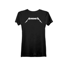 Load image into Gallery viewer, "Metallic Black Madonna" t-shirt for women